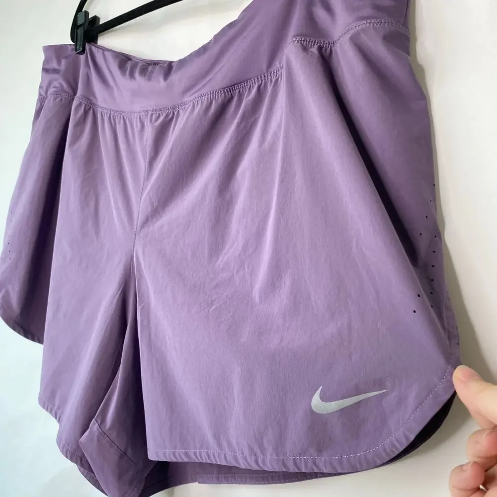 Nike Purple Running Dri-Fit Dolphin Shorts Size 2X